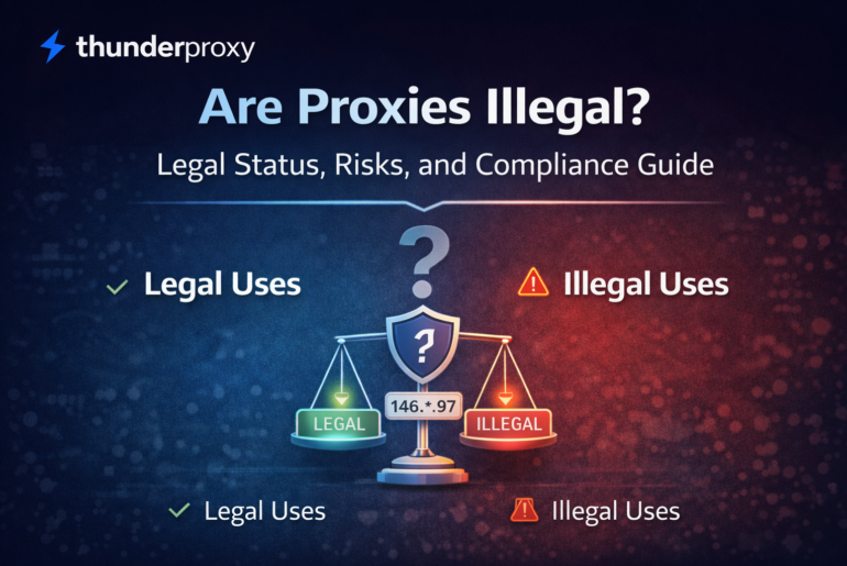 Are proxies illegal