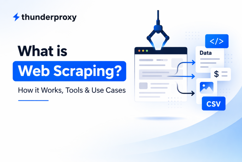 What is web scraping | Thunderproxy