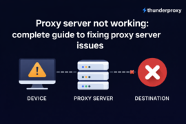 Why is my proxy server not working?